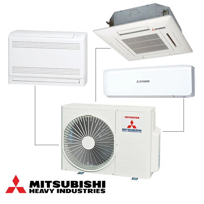 Tootepilt 873 — Mitme siseosaga Mitsubishi Heavy konditsioneerid