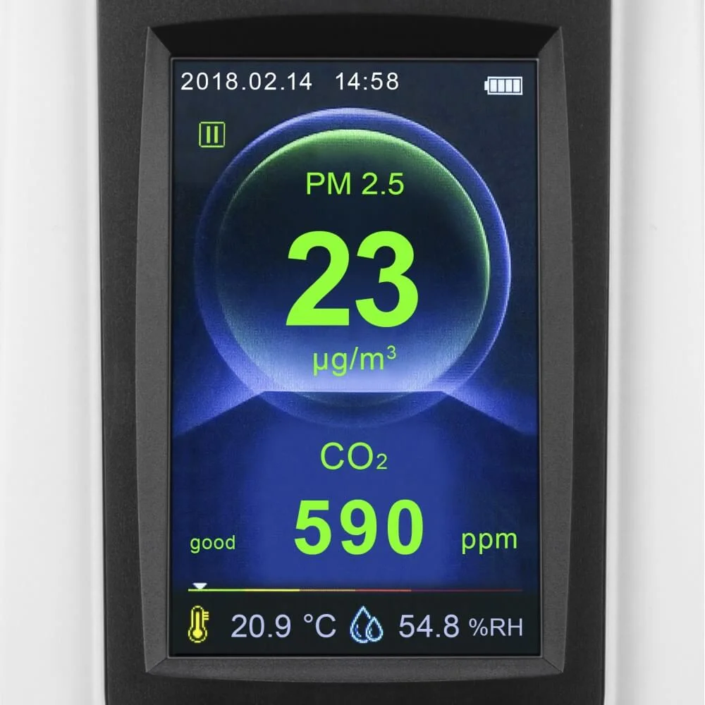 CO2 ja saasteosakeste mootmisseade BQ30 1