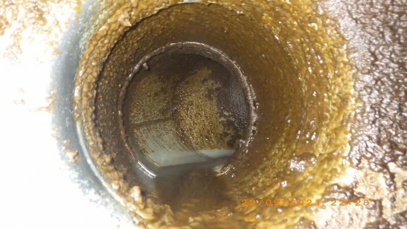 Rasvatoru seest enne — Ventilatsiooni puhastus