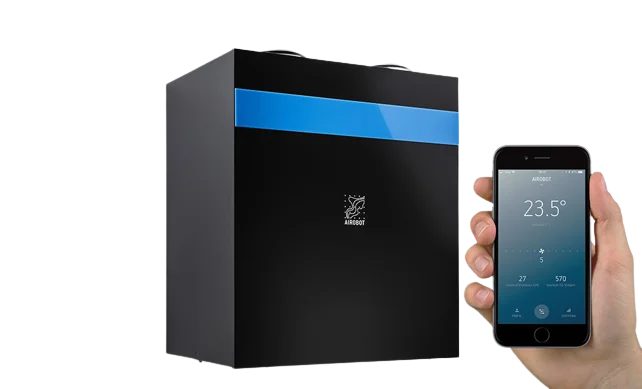 Airobot S1 mobiil nobg — Ventilatsiooniseade Airobot S1