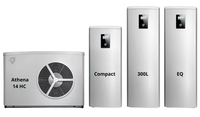 Thermia Athena seeria — Õhk-vesi soojuspump  Thermia Athena HC Compact