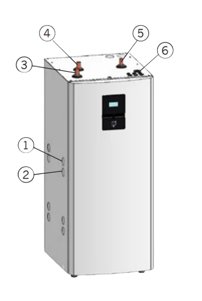 Thermia Legend DUO yhendused nb — Maasoojuspump  Thermia Legend DUO