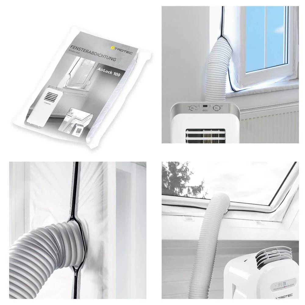 Trotec airlock 100 pildimosaiik — Aknatihend Trotec Airlock 100