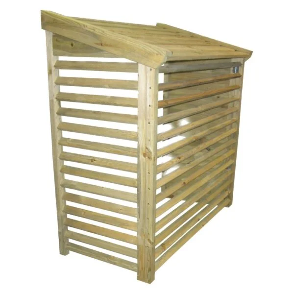 Ohk vesi soojuspumba varjestuskast kulg — Õhk-vesi soojuspumba varjestuskast puidust