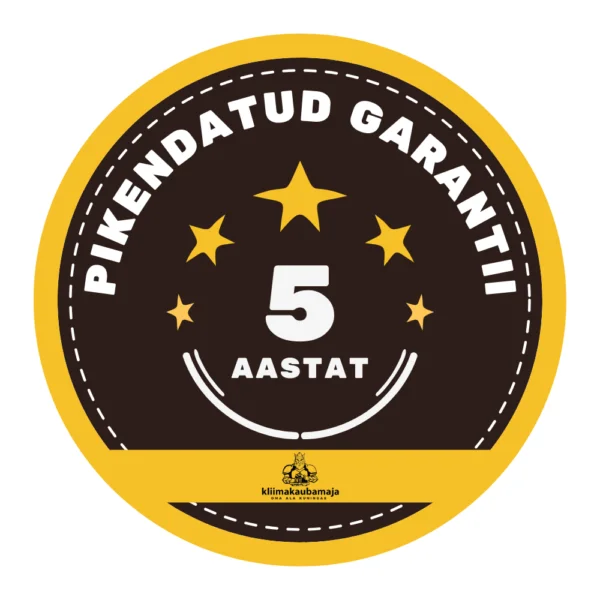 Soojuspumba pikendatud garantii 5a — Soojuspumba   pikendatud garantii