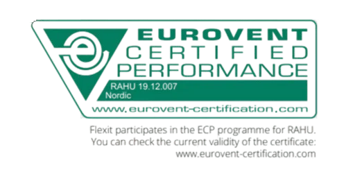 Flexit eurovent sertifikaat — Ventilatsiooniseade  Flexit Nordic S