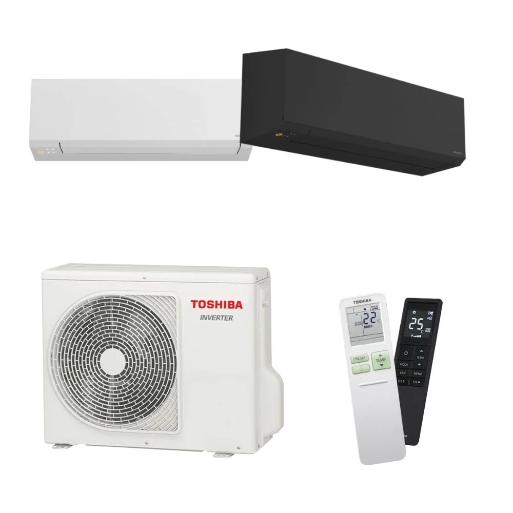 Toshiba Polar White Black — Õhksoojuspump   Toshiba Polar