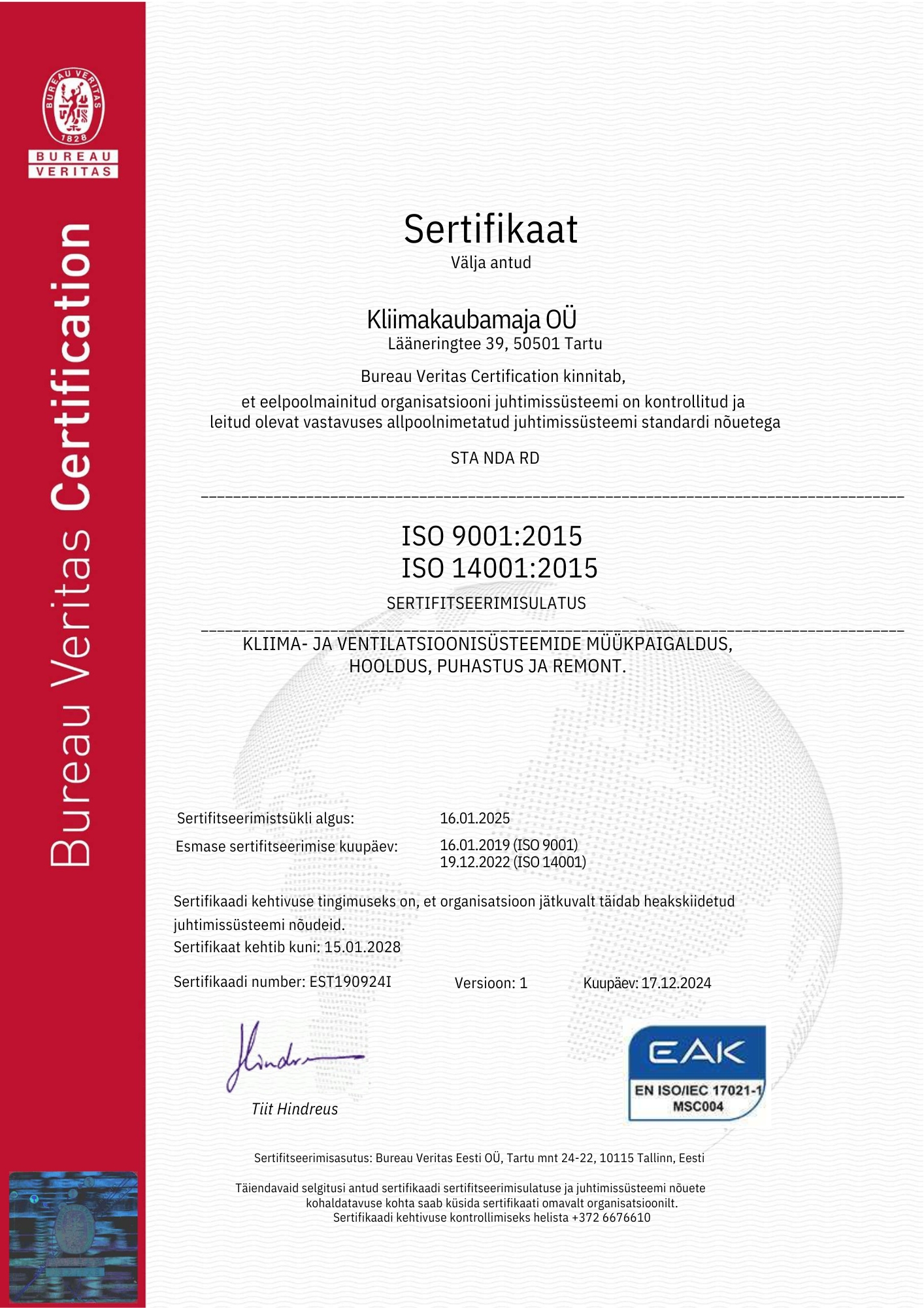 ISO 9001 14001