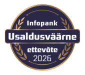 Infopanga usaldisväärne ettevõte 2026 märgis